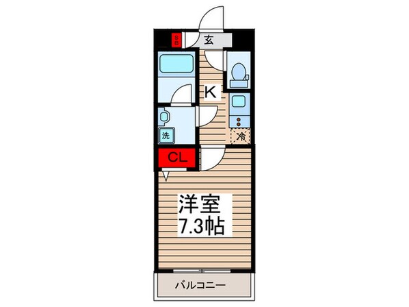 クレヴィスタ柴又の物件間取画像